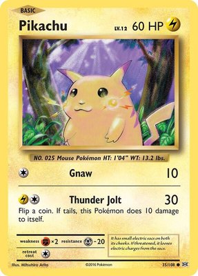 Pikachu, XY - Evolutions