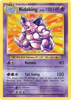 Nidoking, XY - Evolutions