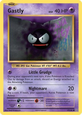 Gastly, XY - Evolutions