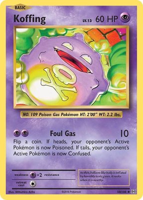 Koffing, XY - Evolutions