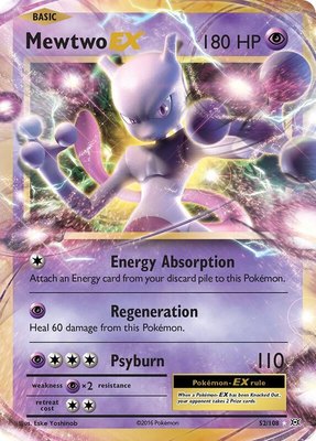 Mewtwo EX, XY - Evolutions