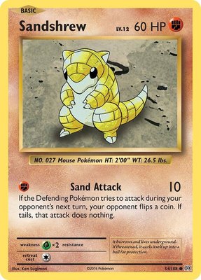 Sandshrew, XY - Evolutions