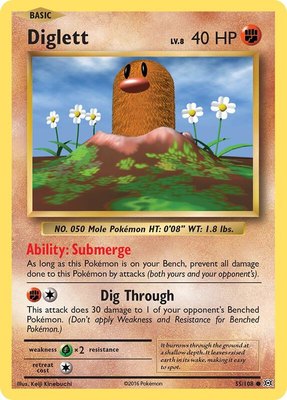 Diglett, XY - Evolutions