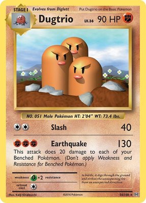 Dugtrio, XY - Evolutions
