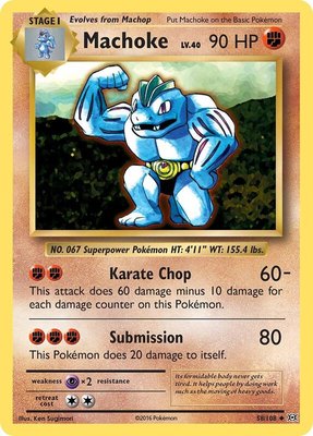 Machoke, XY - Evolutions