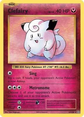 Clefairy, XY - Evolutions