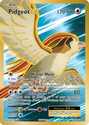 Pidgeot EX (Full Art), XY - Evolutions