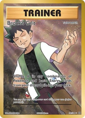 Brock's Grit (Full Art), XY - Evolutions