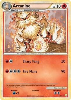 Arcanine (HeartGold & SoulSilver), Deck Exclusives