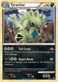 Tyranitar (HGSS Unleashed), Deck Exclusives