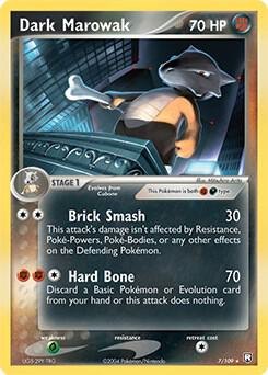 Dark Marowak (EX Team Rocket Returns), Deck Exclusives