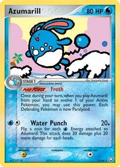 Azumarill (EX Team Rocket Returns), Deck Exclusives