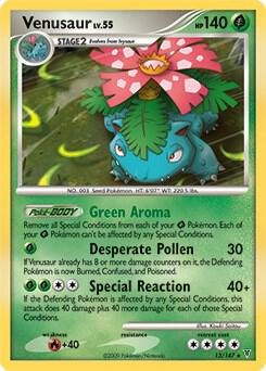 Venusaur (DPPt Supreme Victors), Deck Exclusives