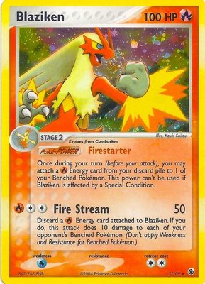 Blaziken (Holo), EX Battle Stadium