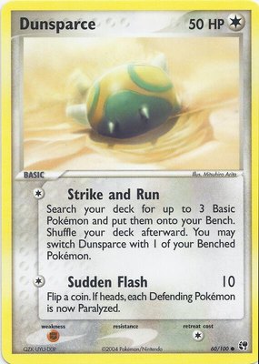 Dunsparce, EX Battle Stadium