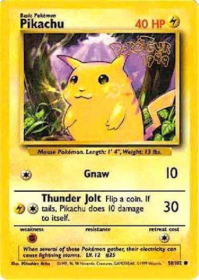 Pikachu (PokeTour 1999), Miscellaneous Cards & Products