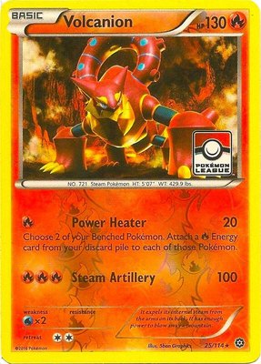 Volcanion (Pokemon League), League & Championship Cards