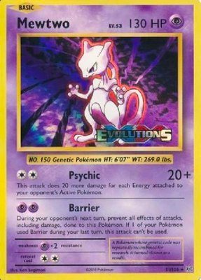 Mewtwo (XY Evolutions Prerelease), XY Promos