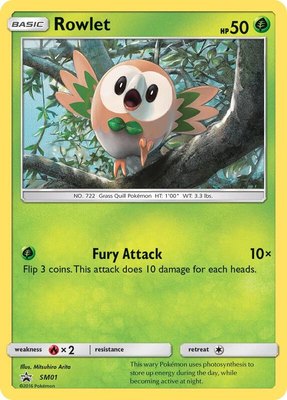 Rowlet, SM Promos