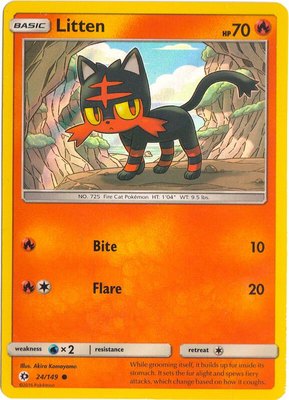 Litten (Water Web Holo), Miscellaneous Cards & Products