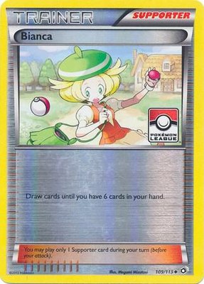 Bianca (Pokemon League), League & Championship Cards