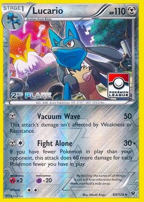 Lucario (Pokemon League) [2nd Place], League & Championship Cards