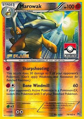 Marowak (Pokemon League) [1st Place], League & Championship Cards