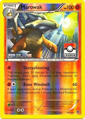 Marowak (Pokemon League) [2nd Place], League & Championship Cards