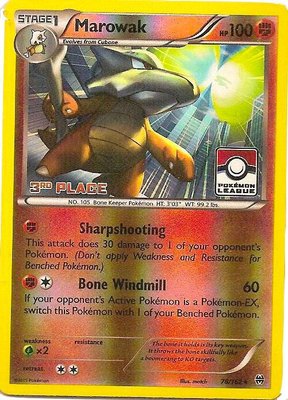 Marowak (Pokemon League) [3rd Place], League & Championship Cards