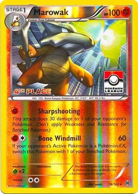 Marowak (Pokemon League) [4th Place], League & Championship Cards