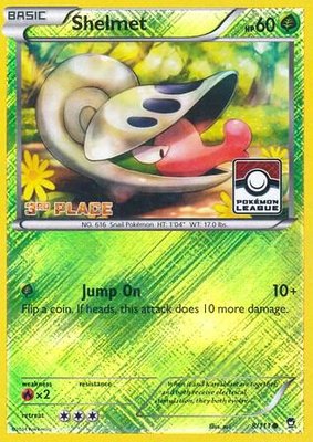 Shelmet (Pokemon League) [3rd Place], League & Championship Cards