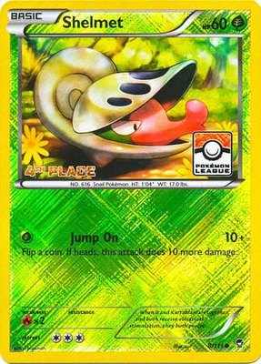 Shelmet (Pokemon League) [4th Place], League & Championship Cards