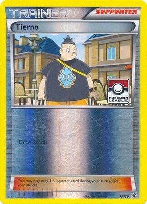 Tierno (Pokemon League), League & Championship Cards