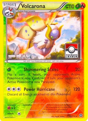 Volcarona (Pokemon League) [2nd Place], League & Championship Cards