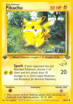 Pikachu [W Stamped], WoTC Promo