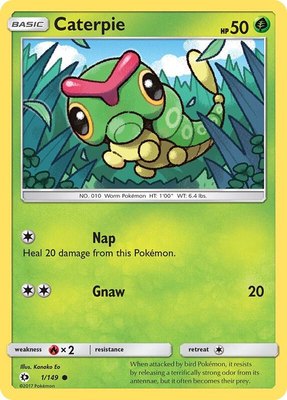 Caterpie, SM Base Set