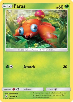 Paras, SM Base Set