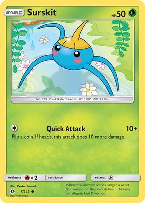 Surskit, SM Base Set