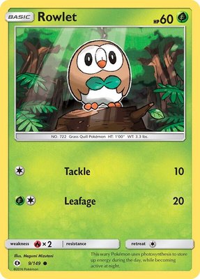 Rowlet, SM Base Set