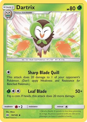 Dartrix, SM Base Set