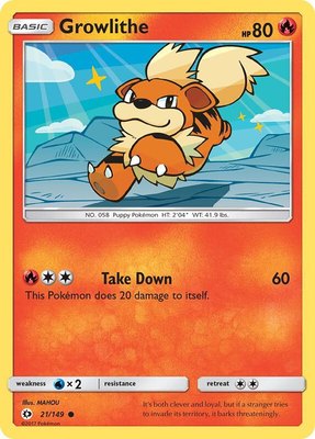 Growlithe, SM Base Set