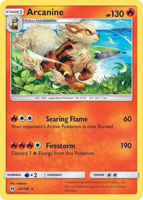 Arcanine, SM Base Set