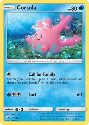 Corsola, SM Base Set