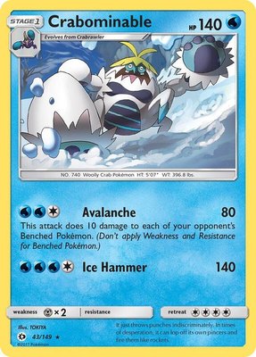 Crabominable, SM Base Set