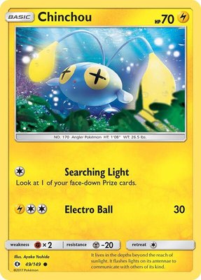 Chinchou, SM Base Set