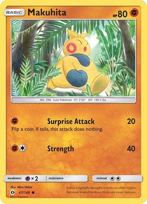 Makuhita, SM Base Set