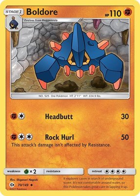 Boldore, SM Base Set