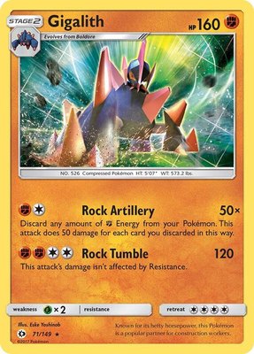 Gigalith, SM Base Set