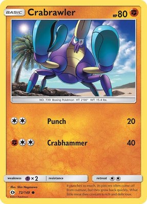 Crabrawler, SM Base Set