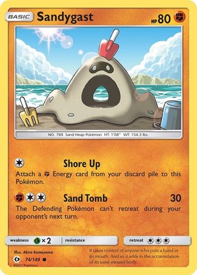 Sandygast, SM Base Set